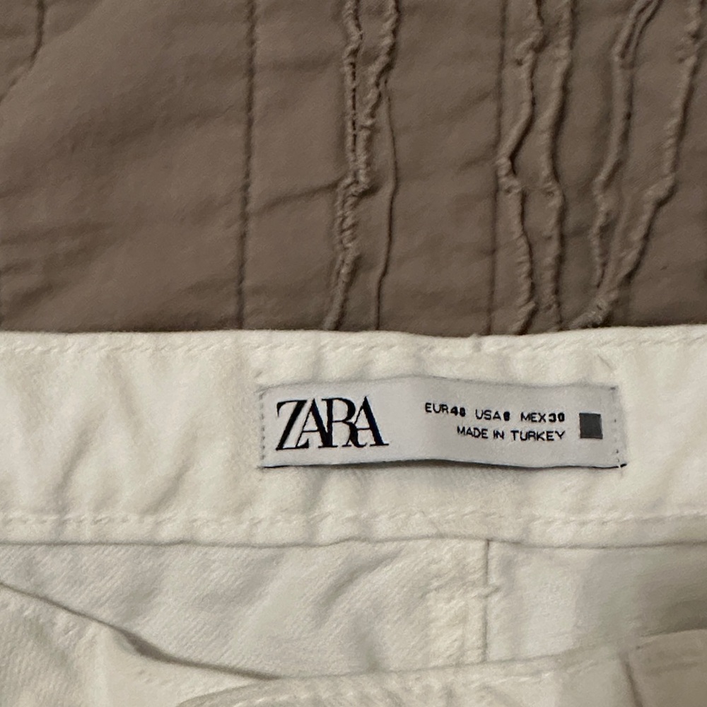 Zara White size 8  Women Jeans - Picture 2 of 11
